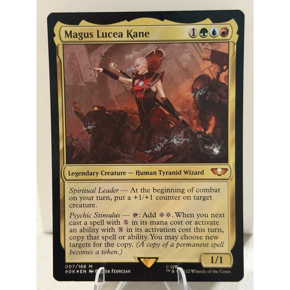 MTG‎ Magic the Gathering Magus Lucea Kane #7/168 Warhammer 40k ⭐️